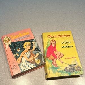 Pair of Trixie Belden Books from a Mystery Series